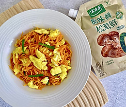 胡萝卜炒鸡蛋的做法