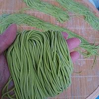 菠菜汁阳春面#舌尖上的春宴#的做法图解11