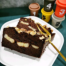 低脂无油无粉香蕉山药布朗尼（减肥开心起来）