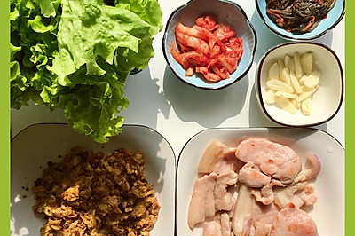 美味简单东北菜包饭