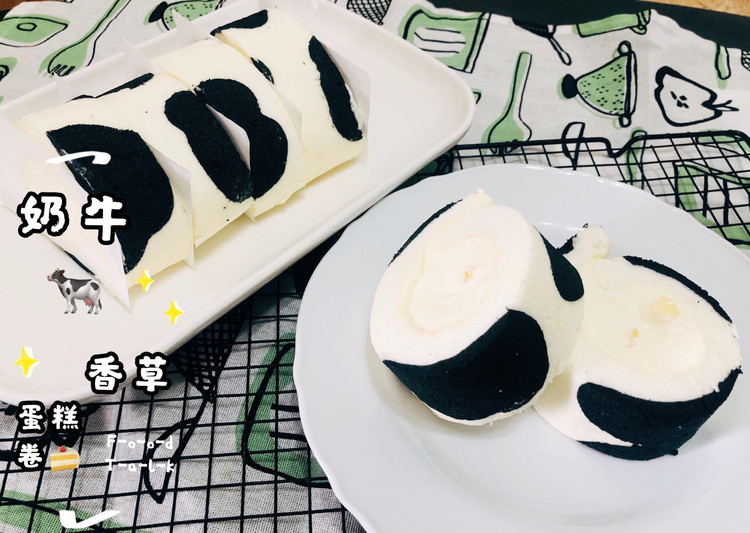 奶牛香草蛋糕卷的做法