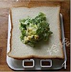 海绵宝宝口袋三明治（3岁半）的做法图解4