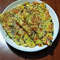 什锦蔬菜鸡蛋饼的做法图解5
