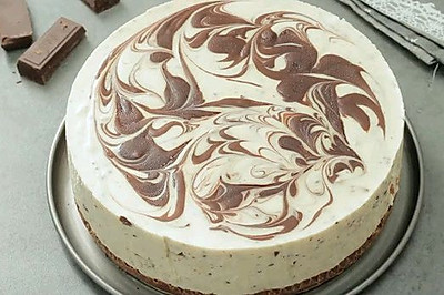 免烤巧克力冻芝士蛋糕