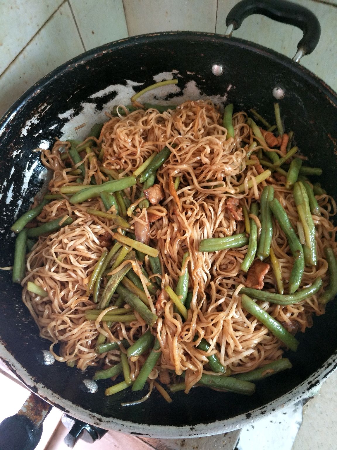 Steamed noodles