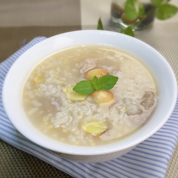 莲子瘦肉粥的做法图解6