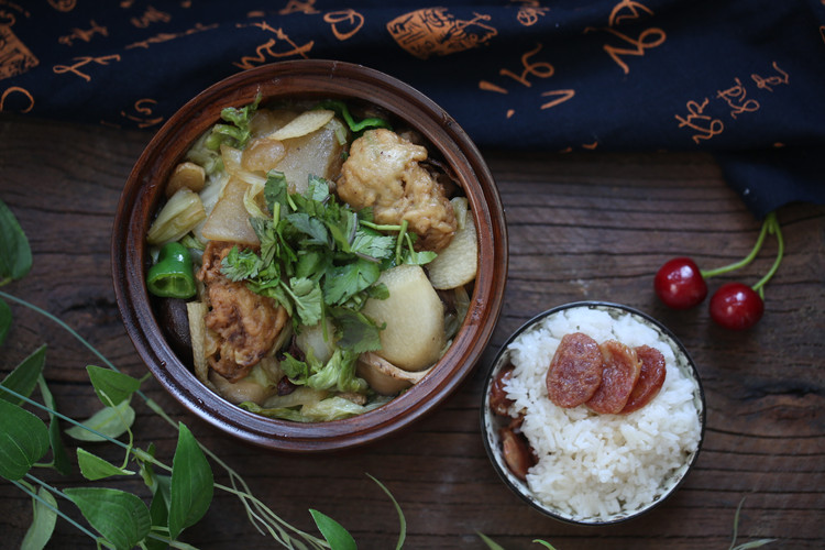 火锅剩菜秒变下饭大烩菜的做法