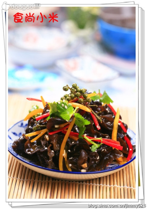 Five color detoxification black fungus