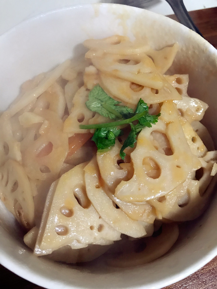 番茄炒藕片的做法
