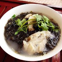 紫菜腐皮肉卷汤#爱的暖胃季-美的智能破壁料理机#的做法图解5