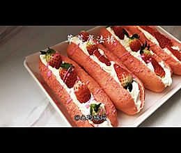 #美食说出“新年好”#完美复刻奈雪同款草莓魔法棒的做法