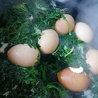 三月初三~荠荠菜煮鸡蛋的做法图解6