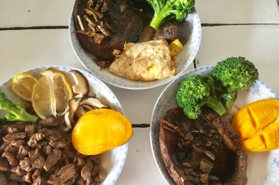 幸福三人餐（牛排&牛肉粒）