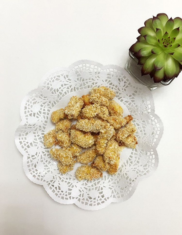 健康零食-无油鸡米花的做法