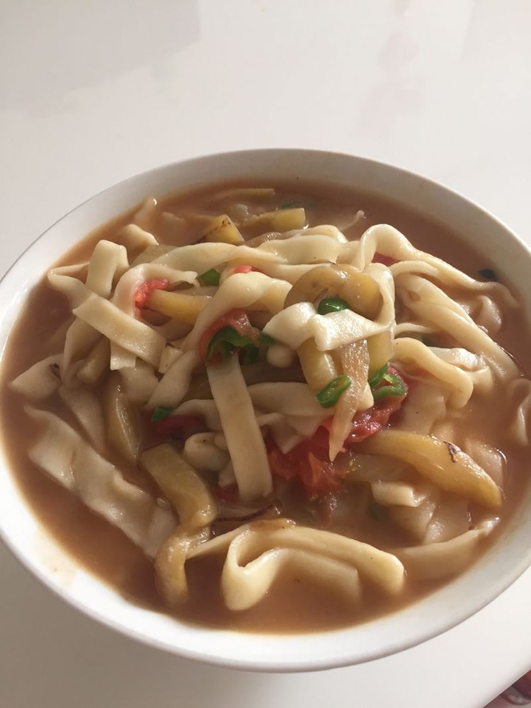 茄子汤面＊河南手艺的做法