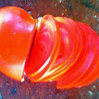 西红柿糖拌的做法图解2