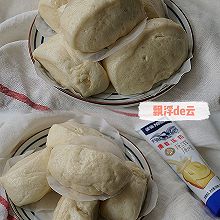 #在夏日饮饮作乐#家庭版奶香炼乳馒头