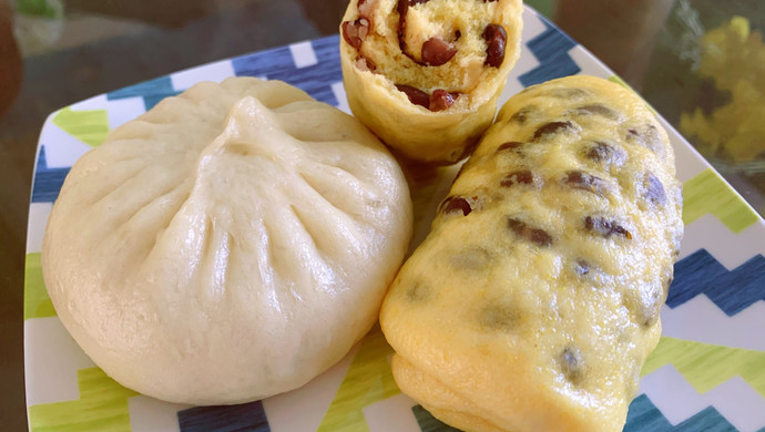 可以咬到一粒粒大颗红豆的玉米红豆卷