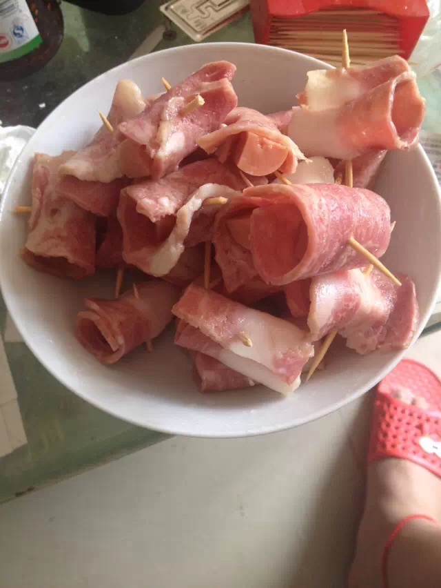 培根卷的做法图解2