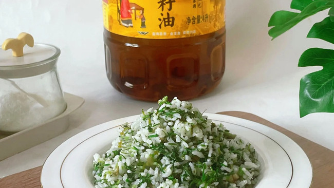 #寻味外婆乡传承春日宴#春日尝鲜/荠菜炒饭的做法