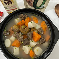 #i上冬日 吃在e起#胡萝卜板栗山药羊肉汤的做法图解10