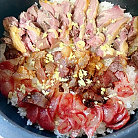 #舌尖上的乡村同款美食#电饭锅版腊味煲仔饭的做法图解6