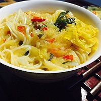 韩式泡菜面条汤的做法图解5