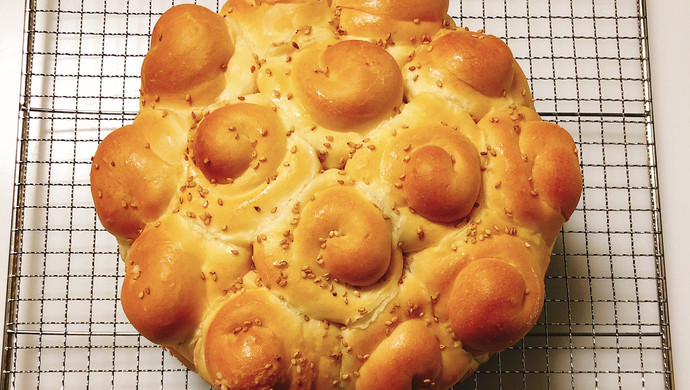 奶油蜂蜜脆底小面包