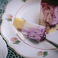 磅蛋糕底现煮蓝莓酱淋面慕斯蛋糕的做法图解29