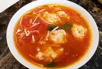 虾丸西红柿汤的做法