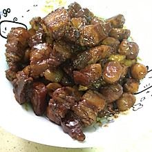 板栗红烧肉