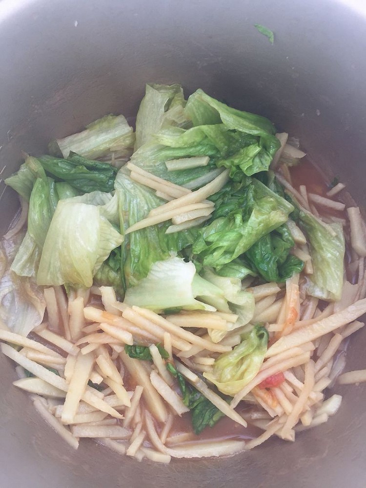 电饭煲番茄土豆丝的做法
