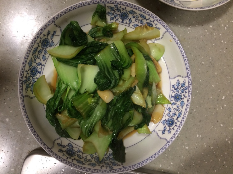 清炒上海青的做法