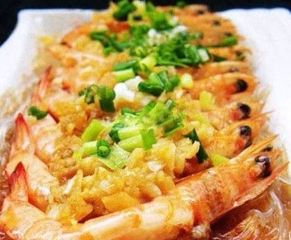 粉丝蒸虾