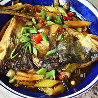 香辣红烧鱼头的做法图解10