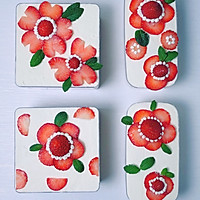 草莓奶油盒子蛋糕，简单易上手。的做法图解12