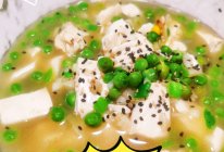 青豆焖豆腐～的做法