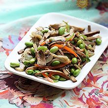 红绿椒香干炒鸡丝