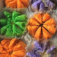 彩色荷花酥的做法图解20