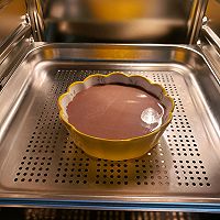 #打工人的健康餐#香甜嫩滑巧克力奶炖蛋的做法图解8