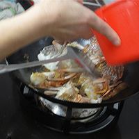 姜葱炒花蟹—冬季暖身的做法图解4