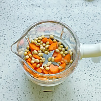 #我心中的冬日限定#营养暖胃银耳胡萝卜豆浆的做法图解3