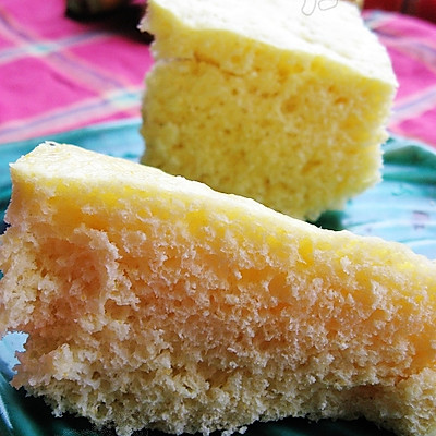 豆渣玉米面发糕