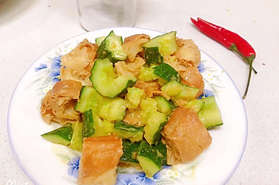 油条拌黄瓜