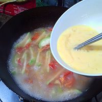夏季好汤水——番茄丝瓜鸡蛋汤的做法图解6