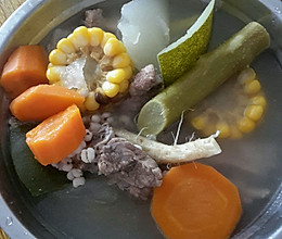 #夏日消暑汤#冬瓜薏米刺苋排骨汤的做法