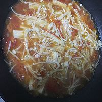茄汁金针菇的做法图解5