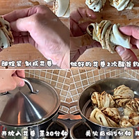 #巨下饭的家常菜#麻酱红糖花卷的做法图解6