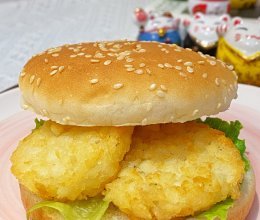 薯饼汉堡包的做法