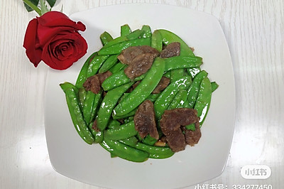 荷兰豆炒腊肠